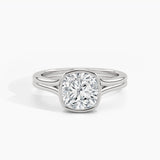 950 Platinum, Cushion, down view