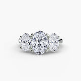 950 Platinum, Oval, down view