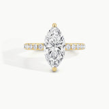 Yellow Gold, Marquise, down view