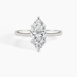 950 Platinum, Marquise, down view