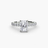 950 Platinum, Radiant, down view