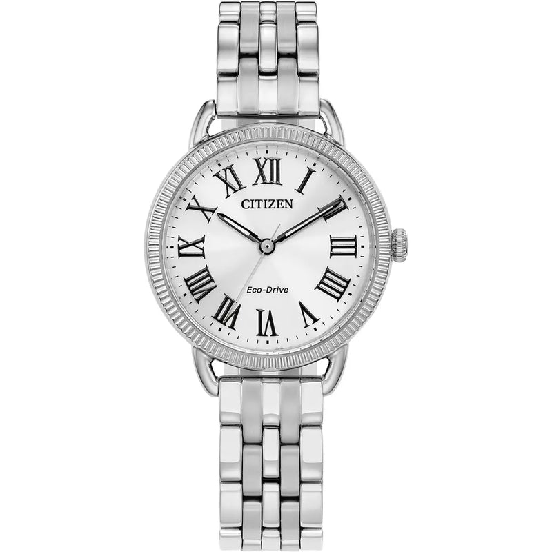 CITIZEN WHITE SILVER WATCH
