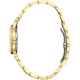 CITIZEN WHITE YELLOW GOLD WATCH