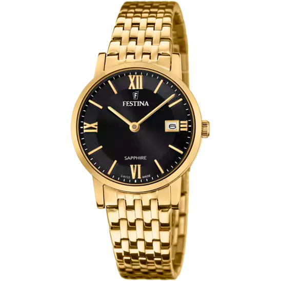 FESTINA BLACK GOLD WATCH