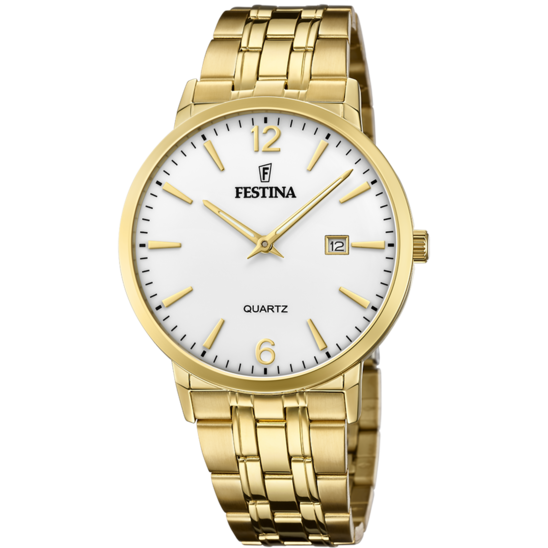 FESTINA WHITE STEEL WATCH