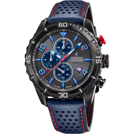 FESTINA BLUE LEATHER WATCH