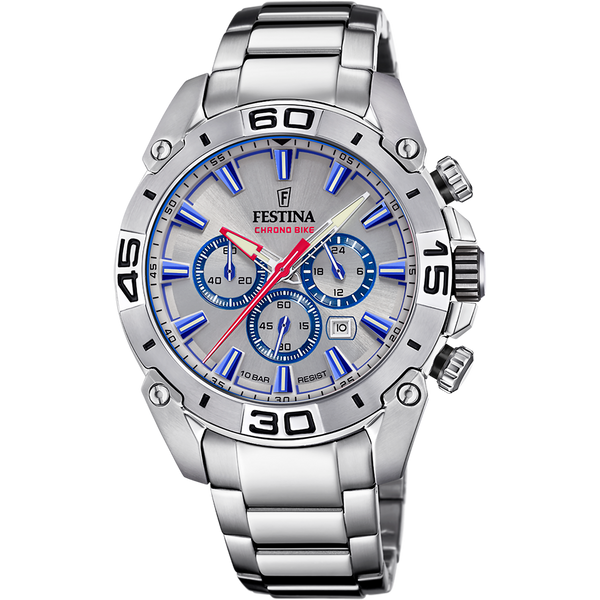 FESTINA STAINLESS STEEL bracelet dial blue WATCH