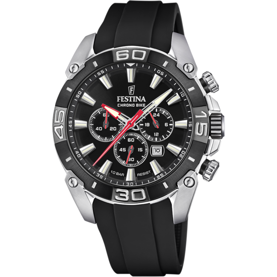 FESTINA BLACK RUBBER WATCH