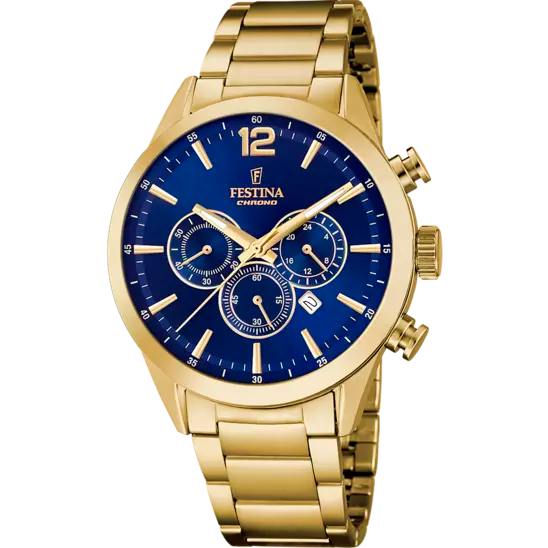 FESTINA BLUE GOLD WATCH