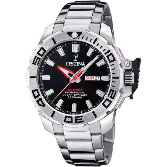 FESTINA BLACK STEEL WATCH