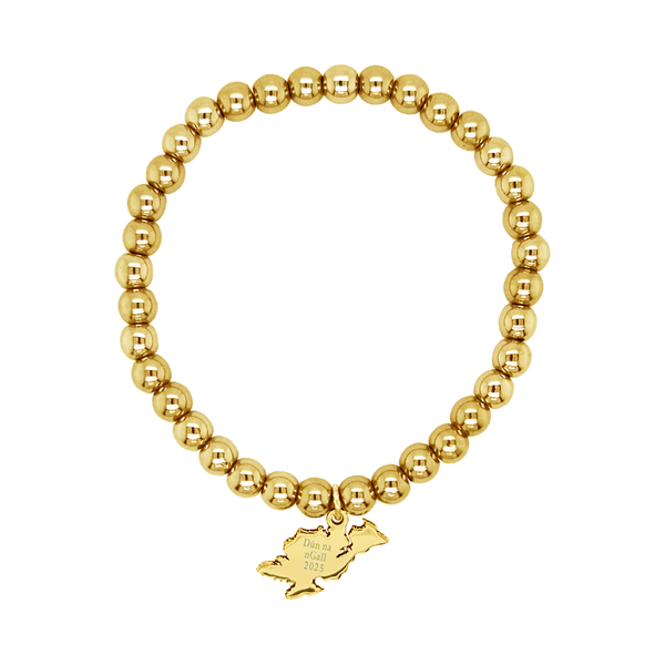 'Dún na nGall' Gold Plated Bracelet