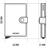 Secrid Miniwallet Matte Satin Bronze