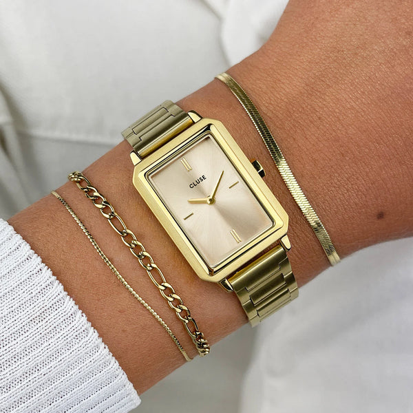 CLUSE Yellow GOLD FLUETTE WATCH