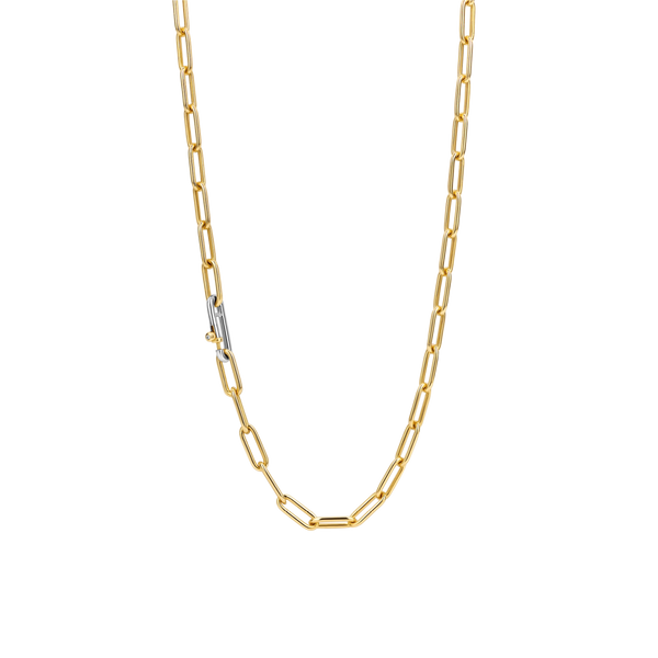Ti Sento Milano sterling silver 18ct yellow gold plated link style neclace