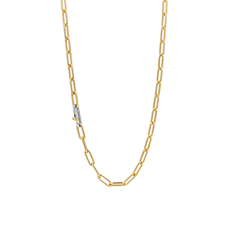 Ti Sento Milano sterling silver 18ct yellow gold plated link style neclace