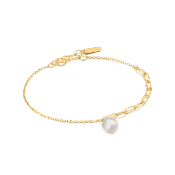 Ania - Haie - gold - pearl - bracelet