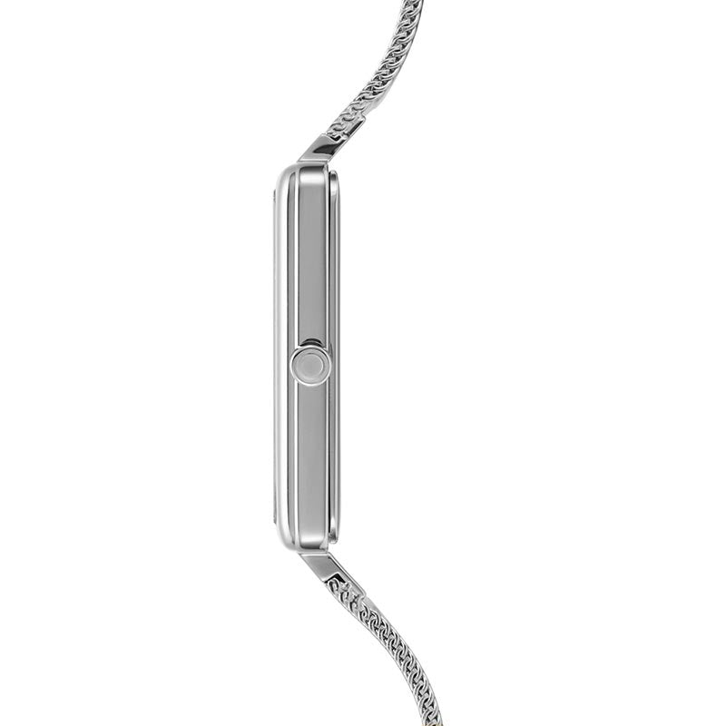 Obaku Kvadrat Silver Watch