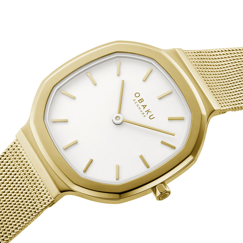 Obaku " OKTANT LILLE- GOLD"  Watch