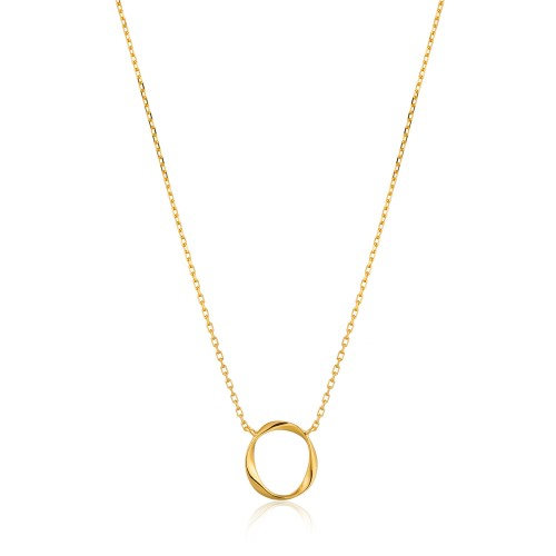 ANIA HAIE "GOLD SWIRL" NECKLACE